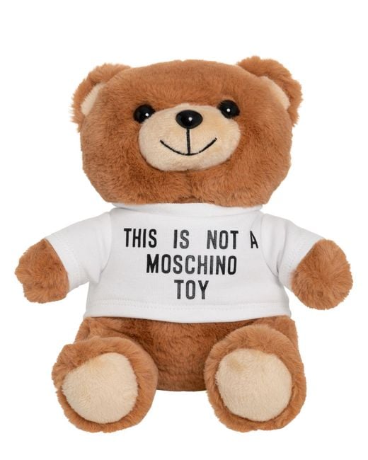 Borsa a mano teddy bear di Moschino in Brown