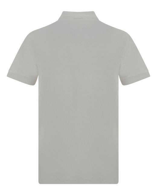 Burberry Gray Eddie Polo Shirt for men