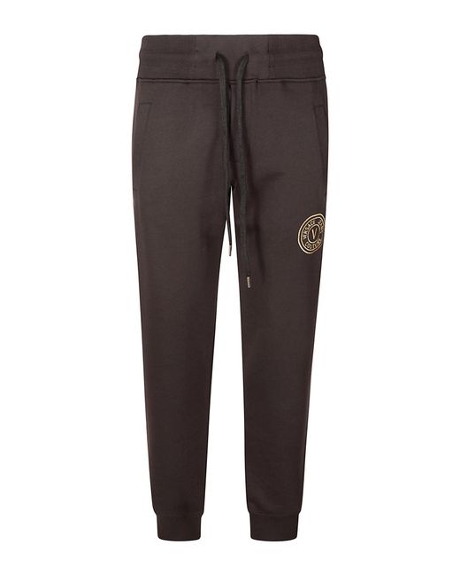 Versace Brown V-emblem Sweatpants for men