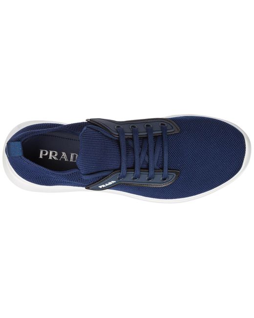 Prada Shoes Trainers Sneakers in Blue for Men - Lyst