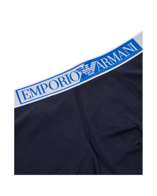 Emporio Armani Cotton Underwear Briefs in Marine (Blue) for Men - Lyst