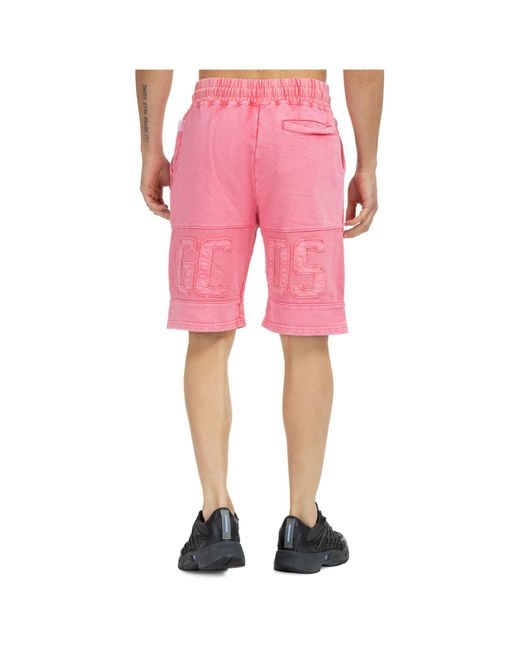 Bermuda shorts pantaloncini uomoGcds in Cotone da Uomo colore Rosa | Lyst