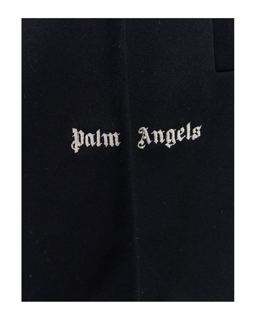 Palm Angels Blue Track Shorts for men