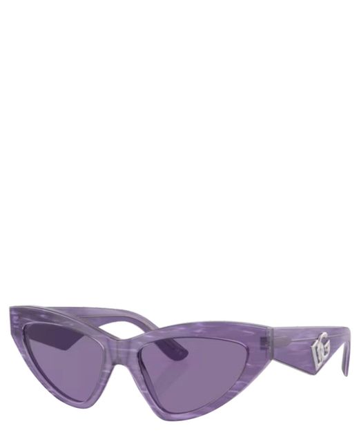 Dolce and gabbana sales purple sunglasses