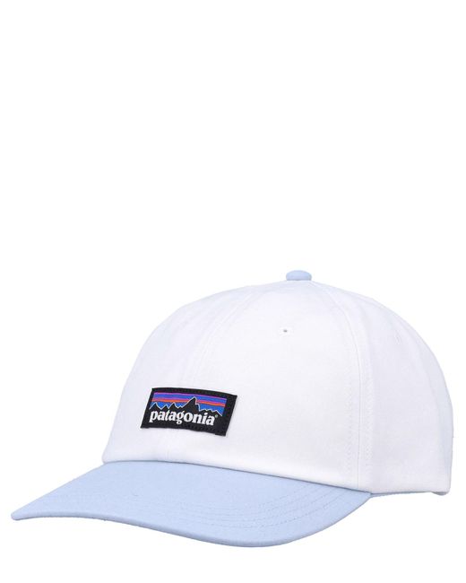 Cappello con visiera p-6 label trad di Patagonia in White da Uomo