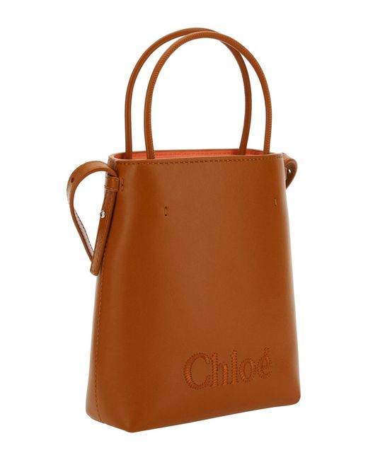 Chloé Brown Sense Bucket Bag