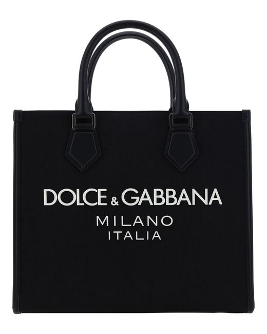 Shopping bag di Dolce & Gabbana in Black da Uomo