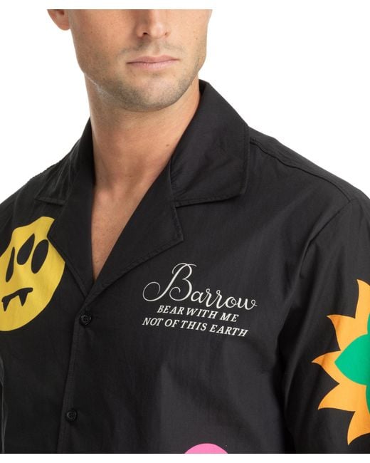 Barrow Black Short Sleeve Shirt for men