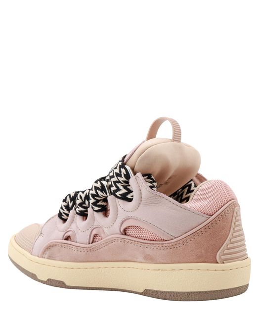 Lanvin Pink Curb Sneakers