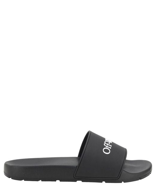 Off-White c/o Virgil Abloh Black Bookish Slides for men
