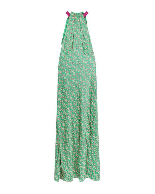Saloni Green Long Dress