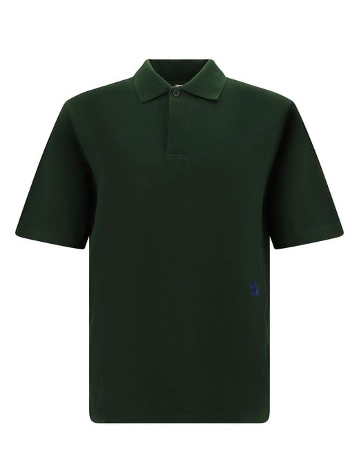 Burberry Green Polo Shirt for men