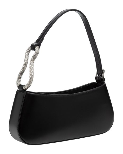 Chiara Ferragni Black Cfloop Shoulder Bag