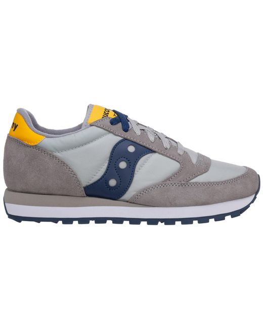 Saucony Synthetic Jazz Blue Yellow Sneaker in Grey (Gray) for Men - Save  10% - Lyst