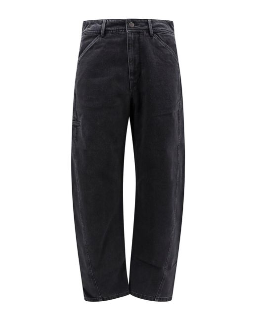 Lemaire Blue Twisted Workwear Jeans for men