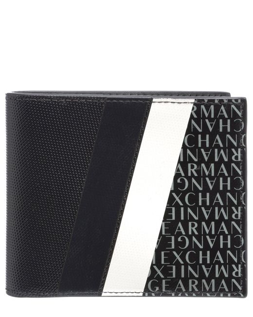 Portafoglio di ARMANI EXCHANGE in Black da Uomo