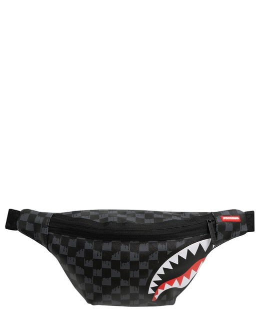 Sprayground Black Label Shark Belt Bag for men