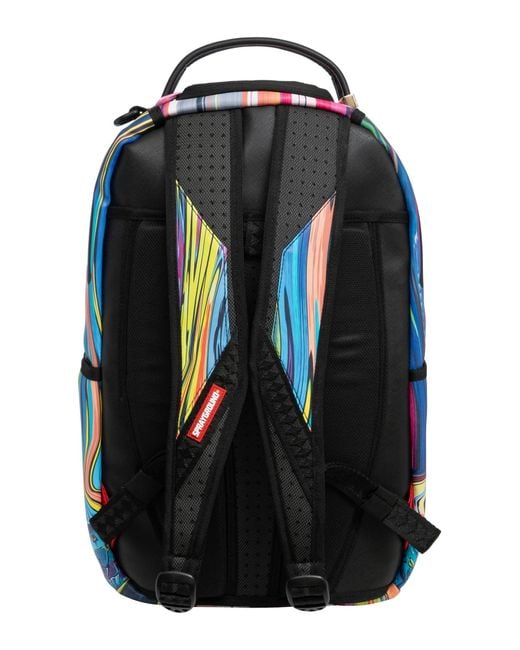 Sprayground Blue Melt Graf Backpack for men