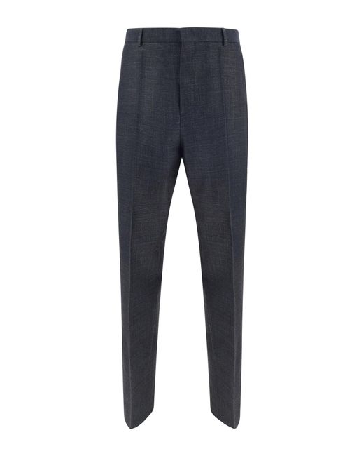 Valentino Blue Formal Trousers for men