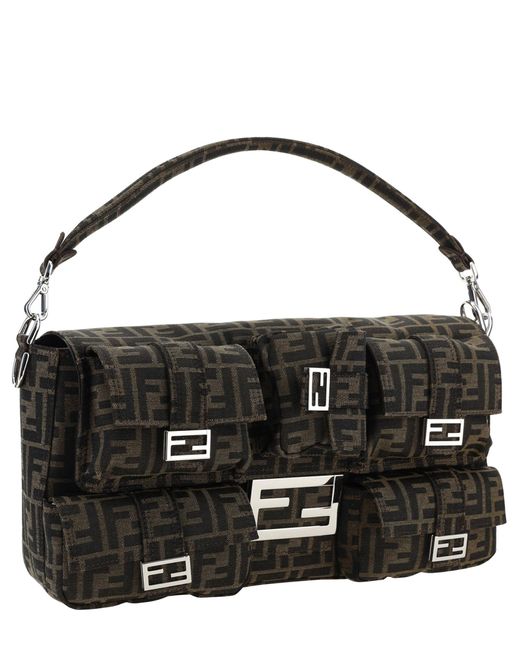 Fendi Black Baguette Handbag for men