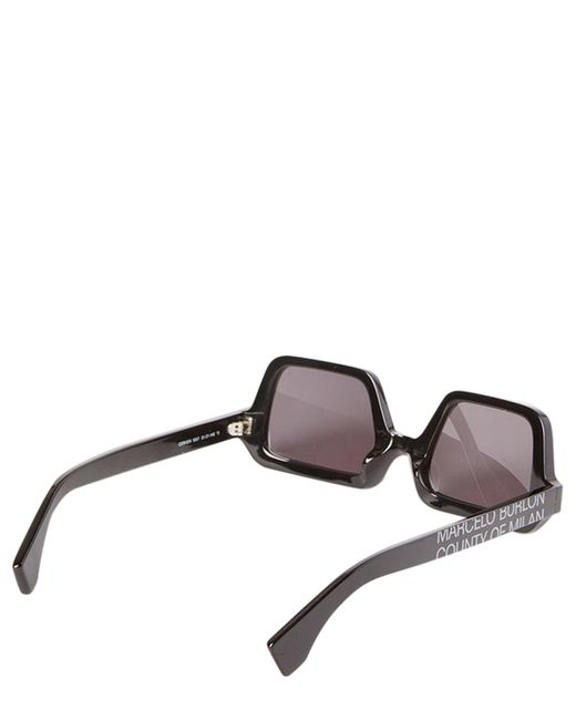 Occhiali da sole solidago sunglasses di Marcelo Burlon in Metallic