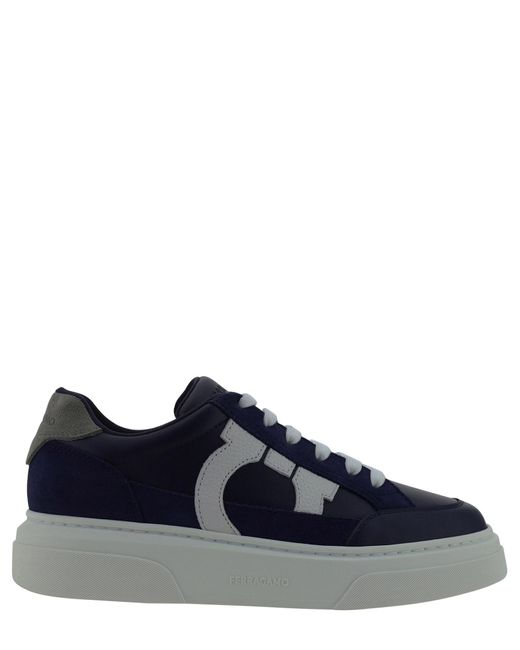 Ferragamo Sneakers in Blue for Men | Lyst