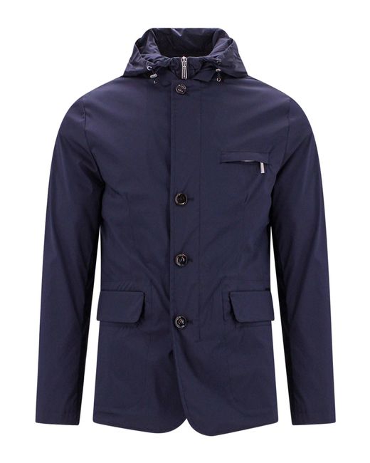 Moorer Blue Vespucci Jacket for men