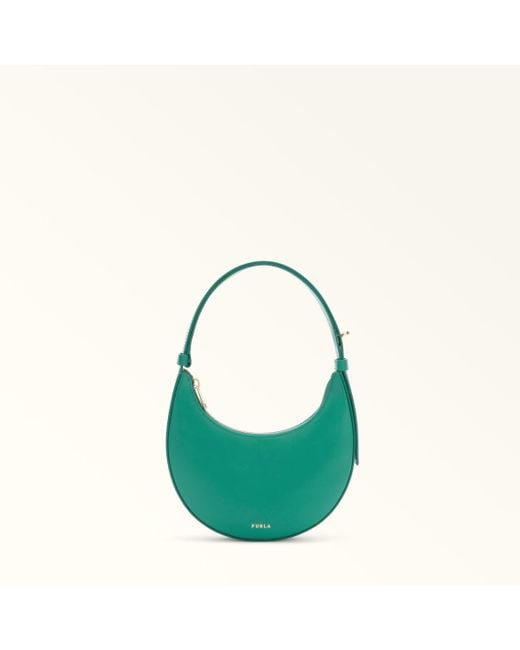 Furla Green Delizia Mini Bag Jade Soft Calf Leather