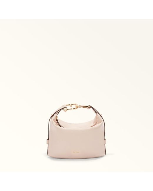Nuvola Borsa Mini Azalea Pelle Di Vitello Claris Lux Donna di Furla in Natural
