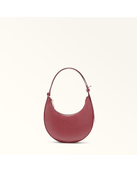 Furla Purple Delizia Mini Bag Rubino Venice Patent Leather