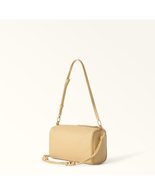 Furla Natural Talia Crossbody Morning Nappa Leather