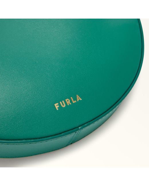 Furla Green Delizia Mini Bag Jade Soft Calf Leather