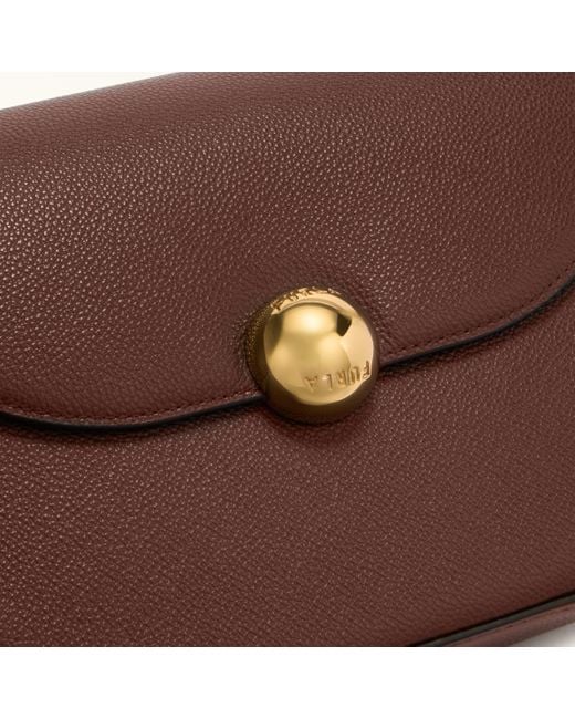 Furla Brown Moonlight Crossbody Cioccolato Night Calf Leather