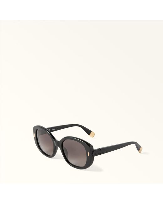 Furla Gray Sunglasses Nero Acetate
