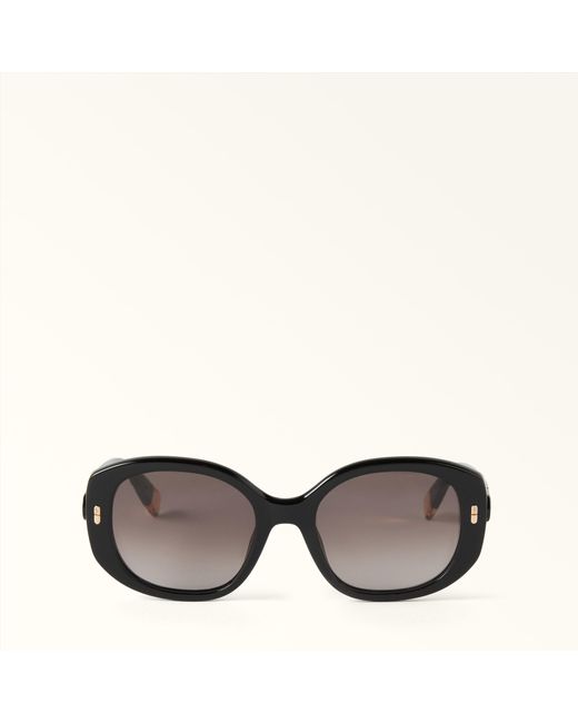 Furla Gray Sunglasses Nero Acetate