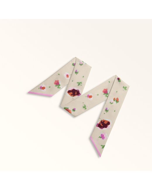 Furla Natural Metropolis Bandeau Toni Ribes Fiori Leggeri Print Silk Twill