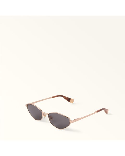 Furla Gray Sunglasses Color Rose Metal