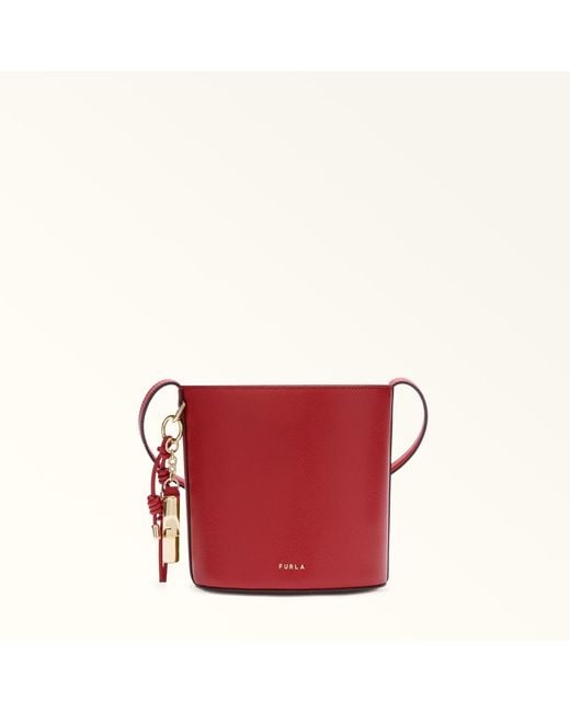 Furla Roxie Bucket Bag M1 Textured Leather