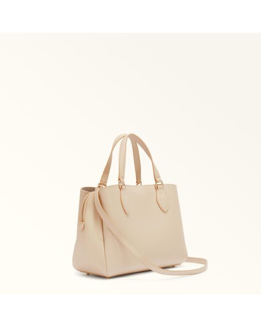 Furla Natural Minerva Tote Ballerina I Andromeda Calf Leather
