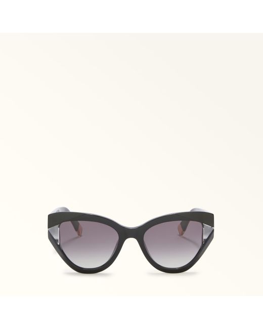 Occhiali Da Sole Acetato Color-Block Donna di Furla in Gray