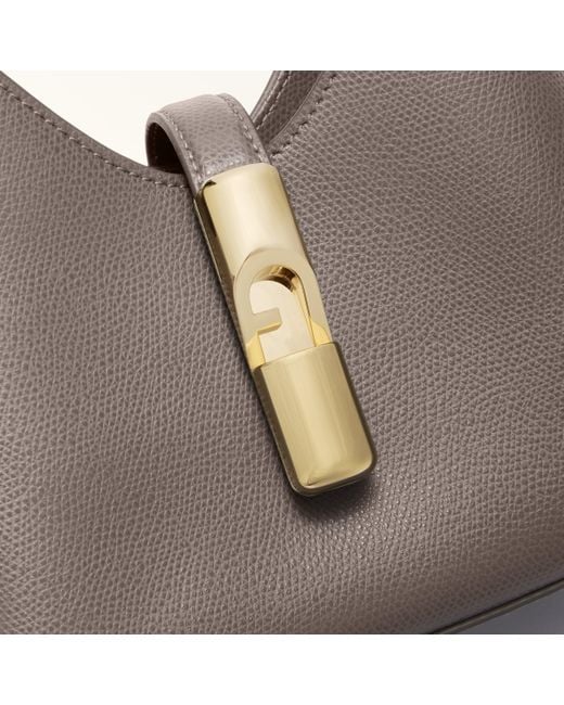 Furla Multicolor Iride Mini Bag Urban Textured Leather