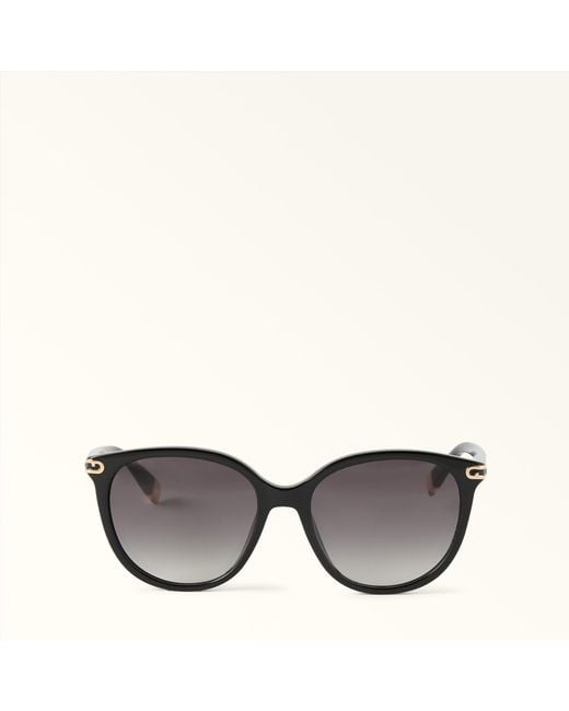 Furla Gray Sunglasses Nero Acetate