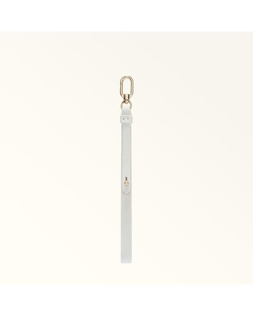 Furla Natural And I Charm Marshmallow Textured Leather