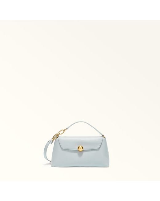 Furla White Sfera Soft Mini Bag Artemisia Nappa Leather