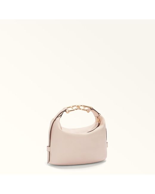 Nuvola Borsa Mini Azalea Pelle Di Vitello Claris Lux Donna di Furla in Natural
