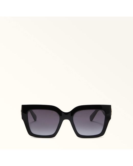 Furla Black Sunglasses Nero Injected + Enamel