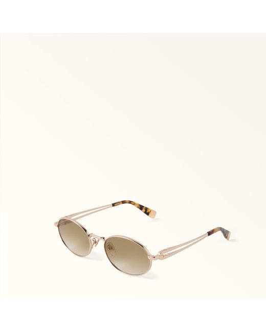 Furla Natural Sunglasses Metal