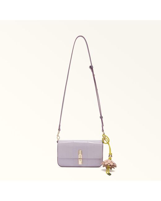 Furla Metallic Allegra Charm Toni Anemone Colourblock Sydney Calf Leather