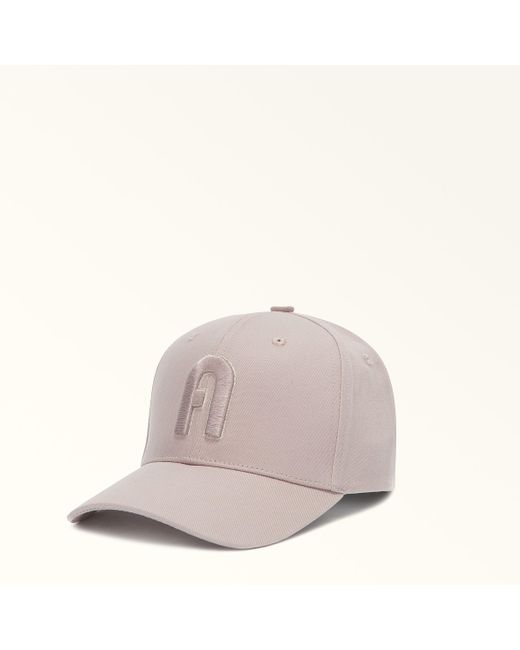 Furla Gray Varsity Style Cap Corolla Bx3161