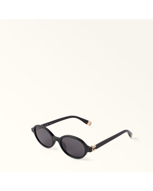 Furla Gray Sunglasses Nero Acetate